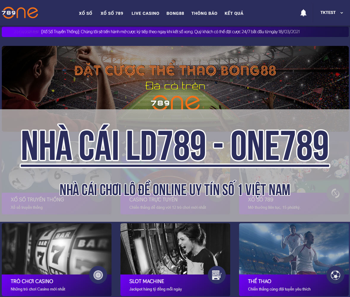 Lô Đề Ld789 One789 – Đăng Ký, Nạp Rút Tiền Uy Tín